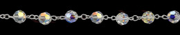 8mm 5000 Crystal Ab Swarovski Link Chain 26298-Rh