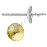 14K Heavy Pearl Earring 26302-14K
