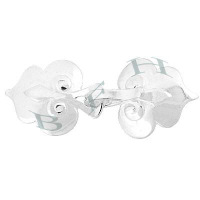20mm 3 Strands Clover Hook And Eye Clasp 26335-Ss