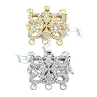 14K Fancy Diamond Filigree Clasps 26500-14K