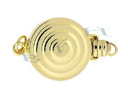 14K Multi-Strand Water Ripple Clasp 2684-14K