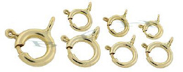 Gold-Filled Springring Clasps