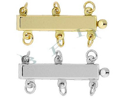 14K 21mm Multi-Strand Bar Clasps 2708-14K