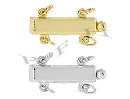 14K 16mm Multi-Strand Bar Clasps 2721-14K