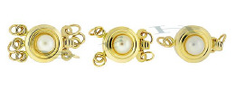 14K Multi-Strand Water Ripple Pearl Clasp 2739-14K