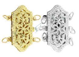 14K Multi-Strand Filigree Clasp 2765-14K