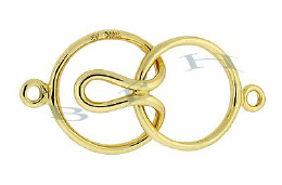 14K Multi-Strand Hook And Eye Clasp 2780-14K