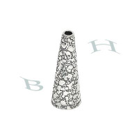 Oxided Sterling Silver Cone 27976-Ss
