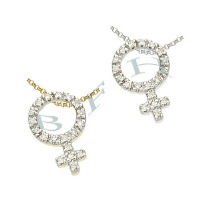14K Diamonds Female Charms 27991-14K