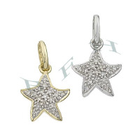 14K Diamonds Starfish Charms 28000-14K