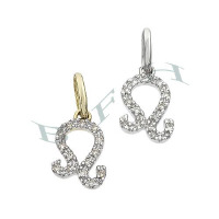 14K Diamonds Leo Charms 28115-14K