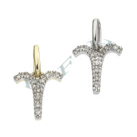 14K Diamonds Aries Charms 28127-14K