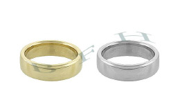 14K Euro Comfort-Fit Band 6.5mm 28320-14K