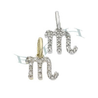 14K Diamonds Scorpio Charms 28506-14K