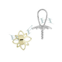 14K 6mm Filigree Pearl Drop 28791-14K