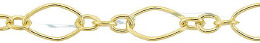 Gold-Filled Long And Short Oval Chain 3.0mm Chain Width 28839-GF