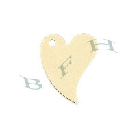 Gold-Filled Heart 9mm Charms 29124-GF