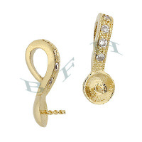 Vermeil Pendant Components And Pendants 