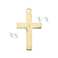 Gold-Filled Cross 21mm Charms 29297-GF