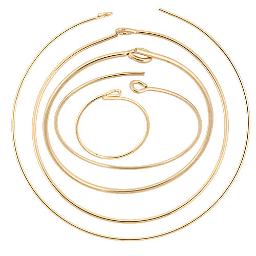 Gold-Filled Beading Hoop Earring 29306-GF