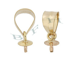 14K Pearl Pendant With Bail 29366-14K
