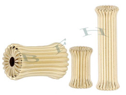 Gold-Filled Corrugated Barrel Bead 29699-GF