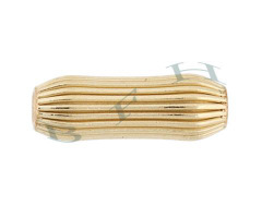 Gold-Filled Corrugated Barrel Bead 29945-GF