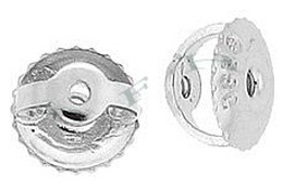 Platinum 6.3mm Earring Screw Earnut 3080-PT Type A