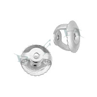 Platinum 5.75mm Earring Screw Earnut 3082-PT Type B
