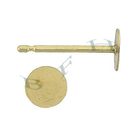 14K Flat Back Pearl Earring 3800-14K