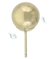 14K Ball Stud Earring 3818-14K