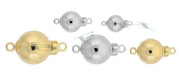 14K Ball Clasps 3867-14K