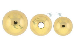 18K Light Round Bead 3949-18K