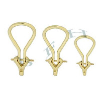 18K Earring Omega Clips 4014-18K
