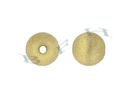Mat Finish Round Bead With Small Center Hole 4046