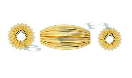 Corrugated Oval Bead 4175 
