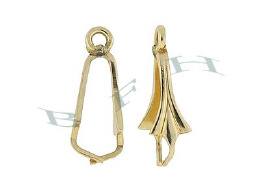 Gold-Filled Tulip Pinch Bail 4246-GF