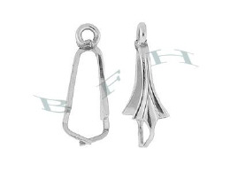 Sterling Silver Tulip Pinch Bail 4246-Ss
