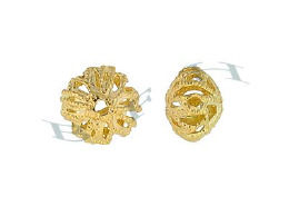 Filigree Saucer Beads 4249