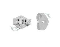 Ss 5mm Earring Friction Earnuts 4300-Ss 