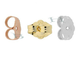 14K Friction Butterfly Back Earnuts