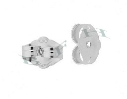 Ss 6mm Earring Friction Earnuts 4302-Ss