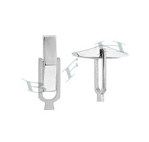 Platinum Flat Cufflink Back 4353-PT
