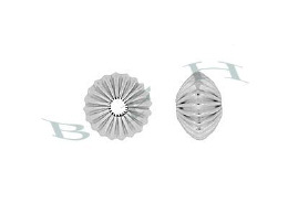 Ss Corrugated Saucer Bead 4767