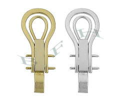 18K Earring Heavy Omega Clips 4801-18K
