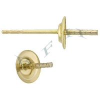 14K Pearl Earring 4813-14K