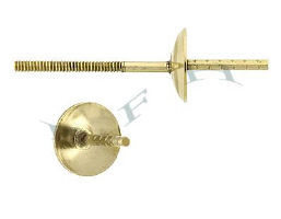 14K Screw Post Pearl Earring 4818-14K