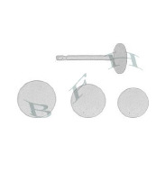 Ss Pearl Stud Earrings With No Peg 5175-Ss