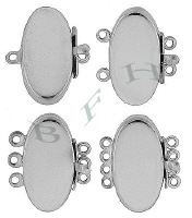 Ss Multi-Strand Oval Clasp 5261-Ss