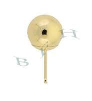 18K Ball Earrings